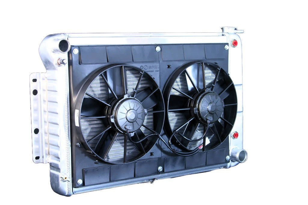 DEWITTS RADIATOR 32-4139022A Radiator w/Fans Camaro 67-69 BBC Auto Trans Raw