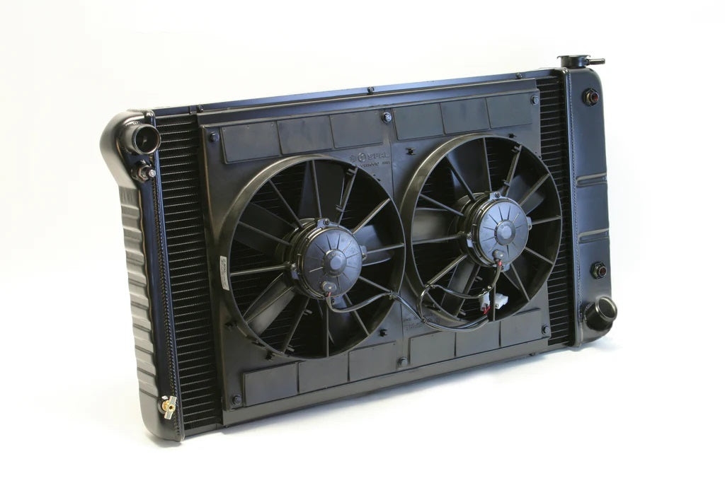 DEWITTS RADIATOR 32-4239018A Radiator w/Fans C-10 Trk 67-72 Auto Trans Black