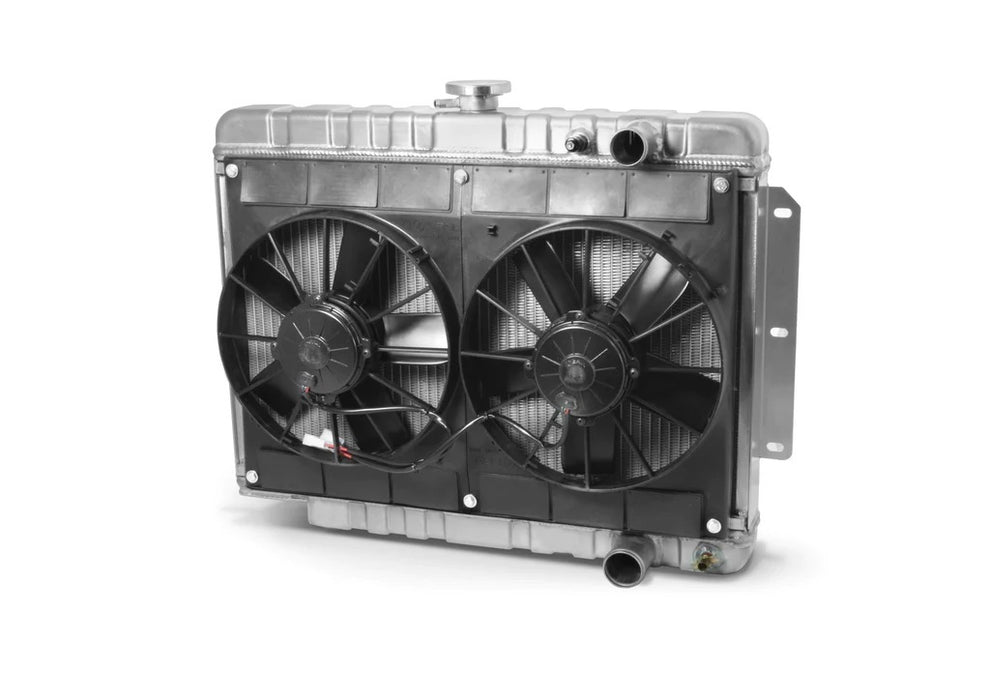DEWITTS RADIATOR 32-6139014M Radiator w/Fans Impala LS 59-64 Man Trans Raw