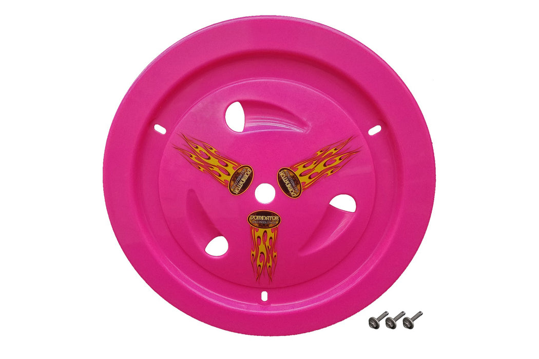 DOMINATOR RACE PRODUCTS 1007-B-PK Wheel Cover Bolt-On Pink Real Style