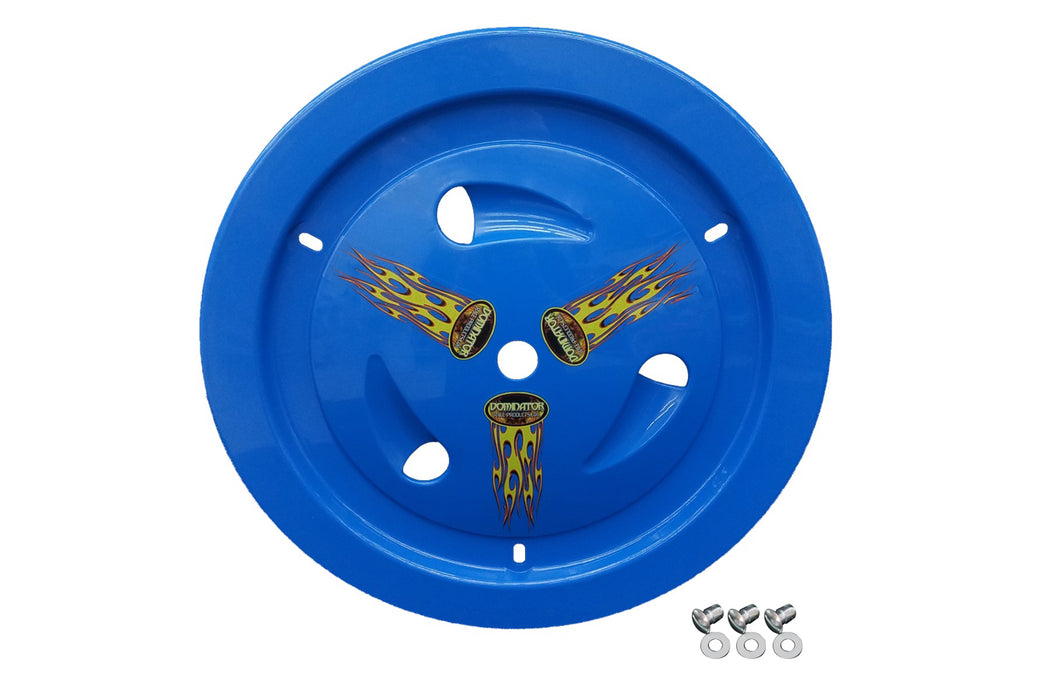 DOMINATOR RACE PRODUCTS 1007-D-BL Wheel Cover Dzus-On Blue Real Style