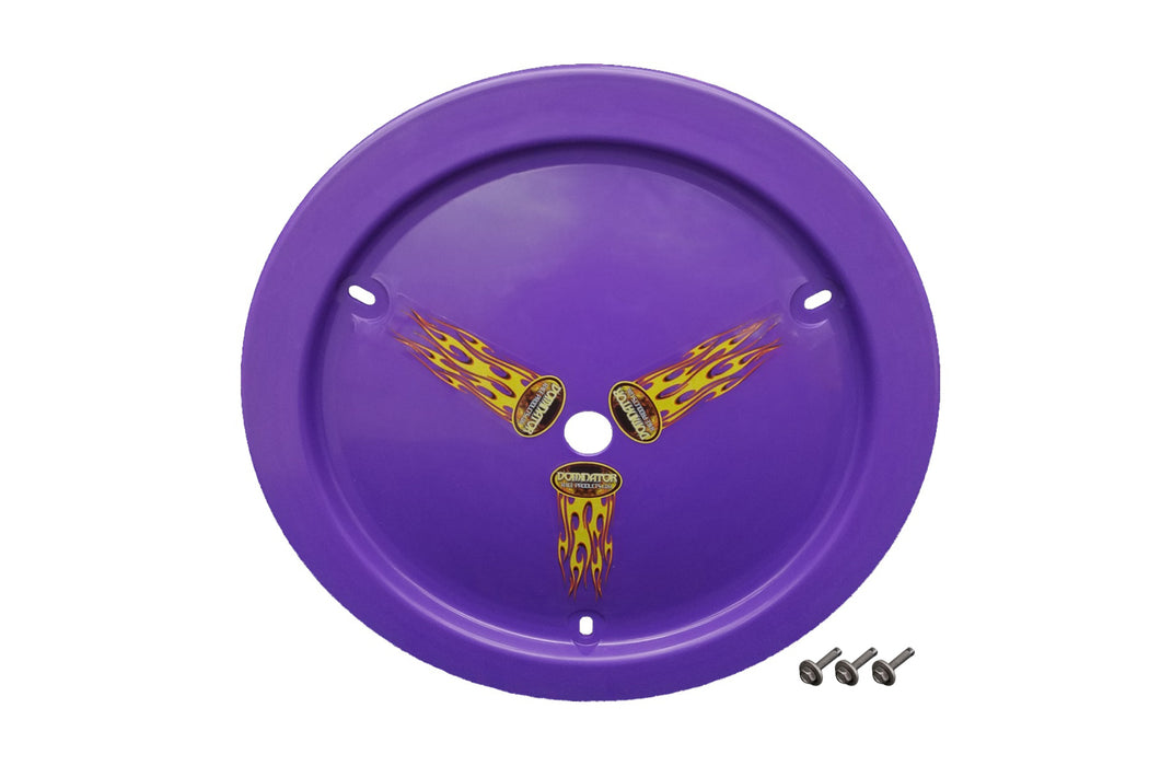 DOMINATOR RACE PRODUCTS 1012-B-PU Wheel Cover Bolt-On Purple
