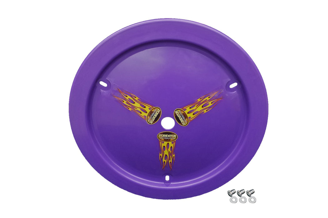 DOMINATOR RACE PRODUCTS 1012-D-PU Wheel Cover Dzus-On Purple