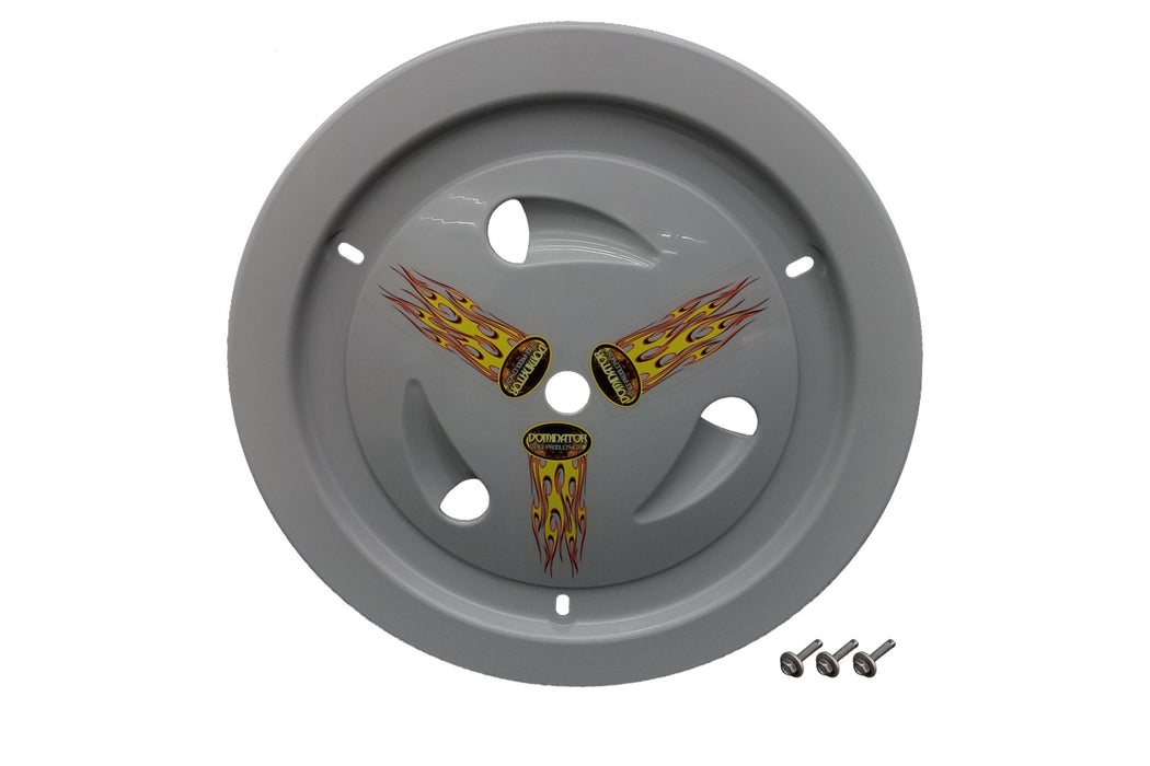 DOMINATOR RACE PRODUCTS 1013-B-GRY Wheel Cover Bolt-On Gray