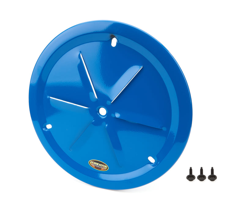 DOMINATOR RACE PRODUCTS 1031-B-BL Wheel Cover Louver Vent Alum Bolt 15in Blue