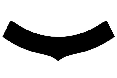 DOMINATOR RACE PRODUCTS 500-EX-GBK Extension Predator Hood Gloss Black 5.5in Tall