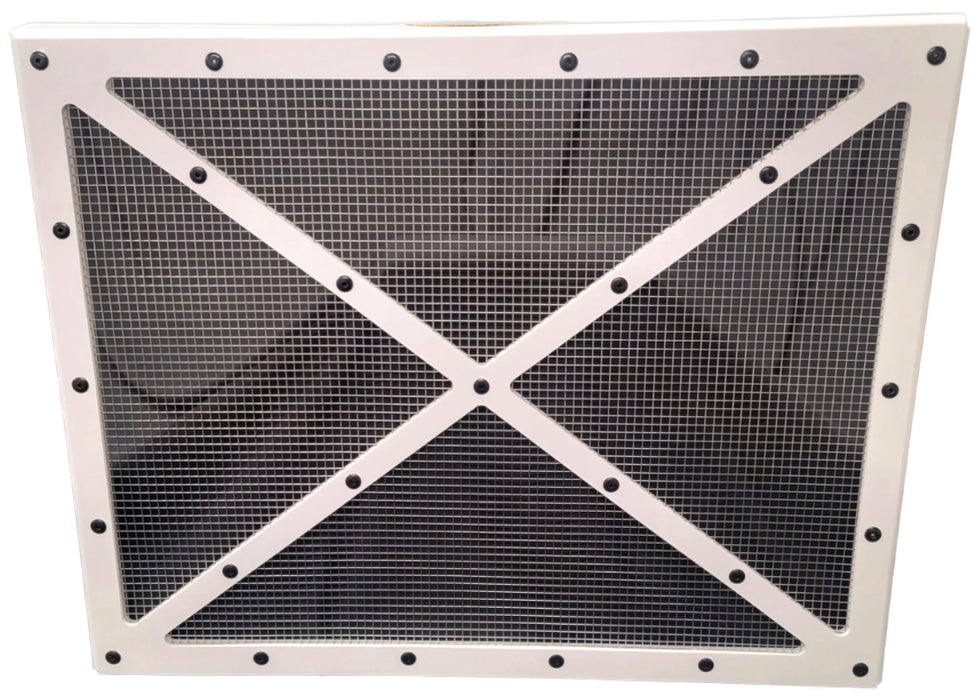 DOMINATOR RACE PRODUCTS 550-WH Shaker Screen Radiator DLM White