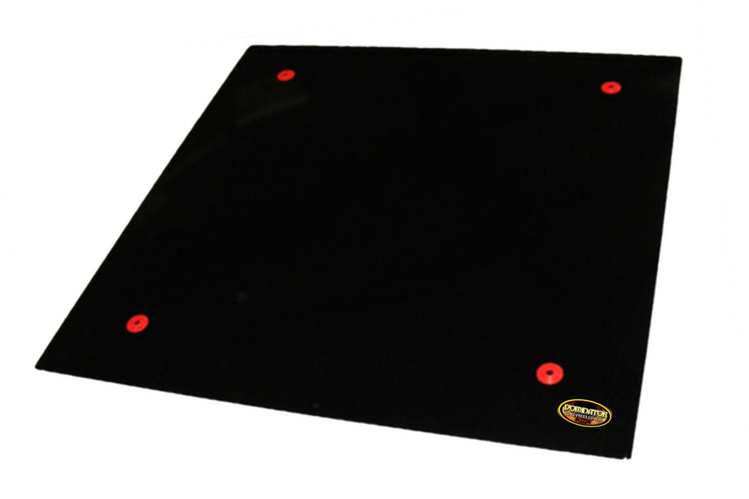 DOMINATOR RACE PRODUCTS 755-BK Hood Late Model Panel Black  48in x 54in