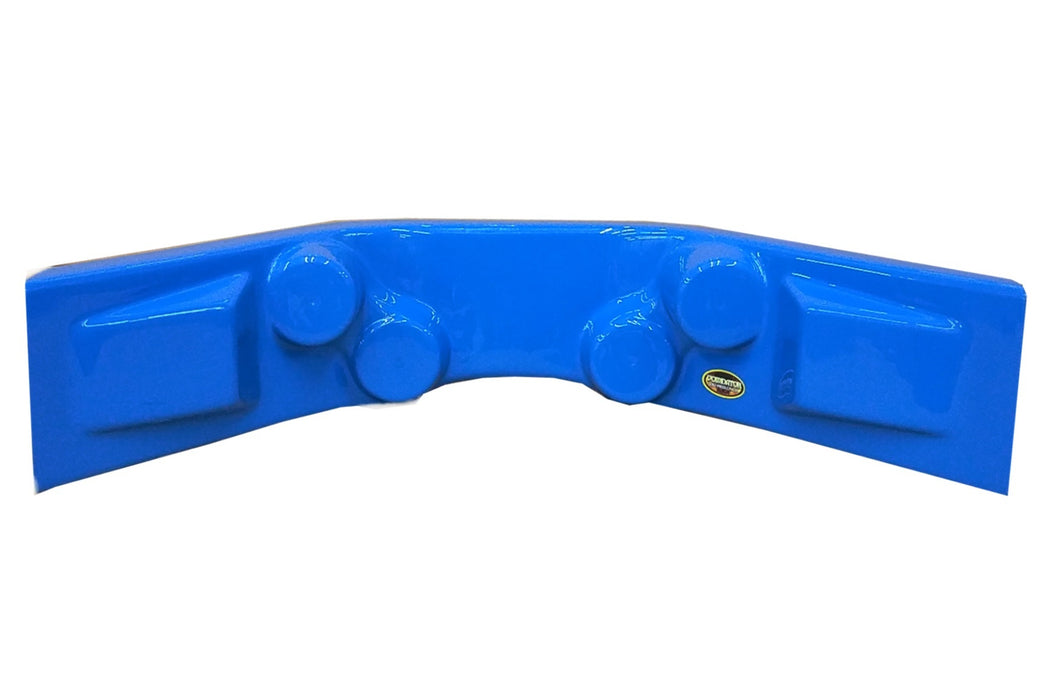DOMINATOR RACE PRODUCTS 910-BL Dash Panel Curved Blue 30in w x 12in d x 6.5in