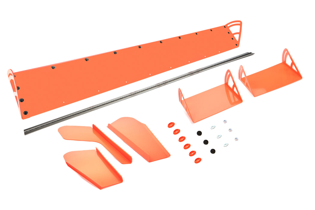 DOMINATOR RACE PRODUCTS 920-FOR Plastic Spoiler 8x72in LM Fluorescent Orange