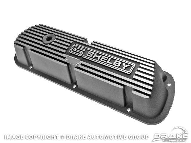 DRAKE AUTOMOTIVE GROUP 6A582-S Aluminum Valve Covers Shelby