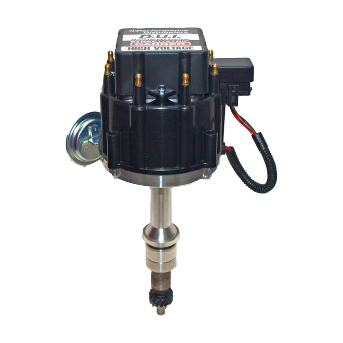 PERFORMANCE DISTRIBUTORS 31820BK Distributor Street Strip Black Cap SBF