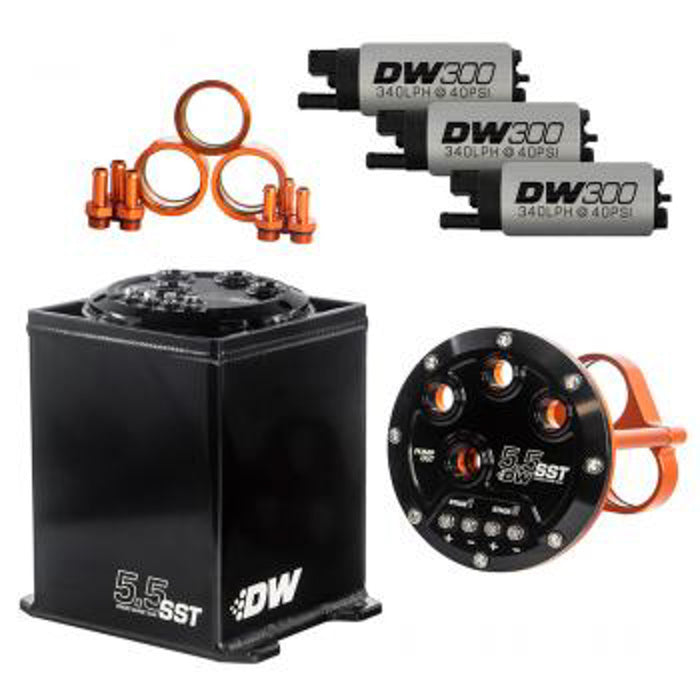 DEATSCHWERKS 6-301-55ST 5.5L Staged Surge Tank Universal