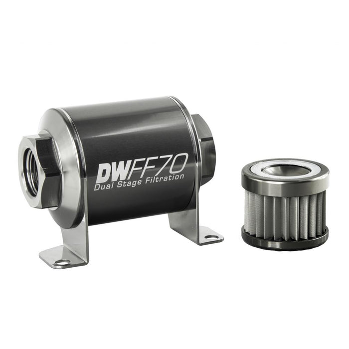 DEATSCHWERKS 8-03-070-010K Fuel Filter 8an Female ORB Ports 70mm Length