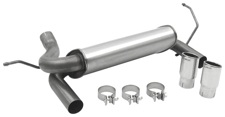 DYNOMAX 39510 SS Axle Back Exhaust 07-18 Wrangler 3.6/3.8L