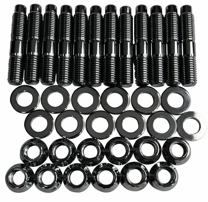Gator Fasteners EMSK5967C-BLK Heavy Duty Exhaust Manifold Stud Kit for Dodge/Ram (1994-20) 5.9L and 6.7L Cummins Diesel (Black Oxide) Gator Fasteners - Truck Part Superstore