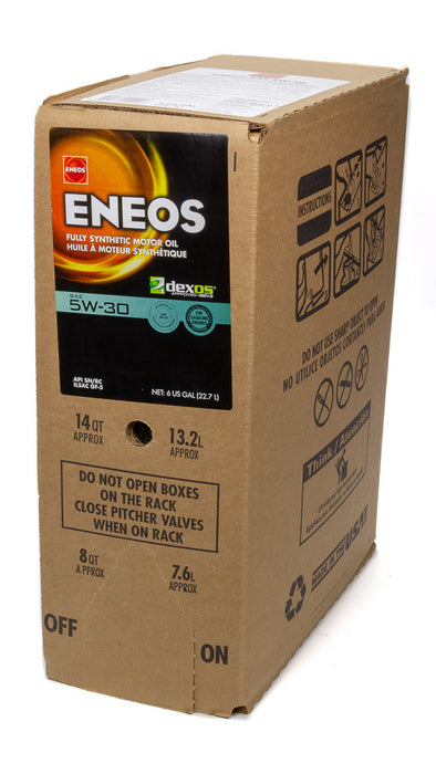 ENEOS 3703-400 Full Syn Oil Dexos 1 5w30 6 Gal