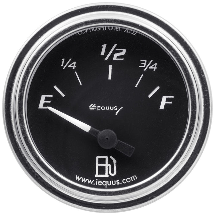 EQUUS E7362 2.0 Dia Fuel Level Gauge Chrome