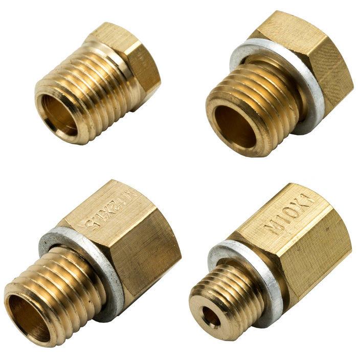 EQUUS E9843 Adapter Kit - Oil Press 1/8-27  NPT to Metric