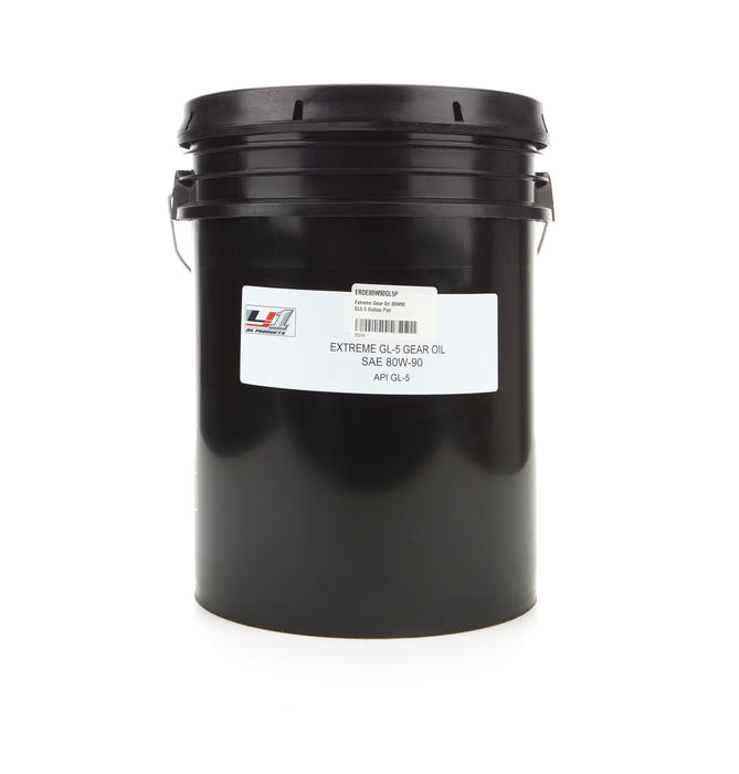 EXTREME RACING OIL E80W90GL5P Extreme Gear Oil 80W90 GL5 5 Gallon Pail