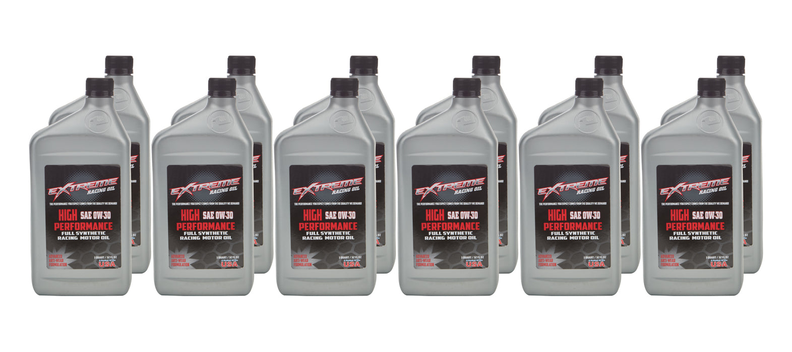 EXTREME RACING OIL HP0W30C 0W30 Full Synthetic 12 x 1 Quart