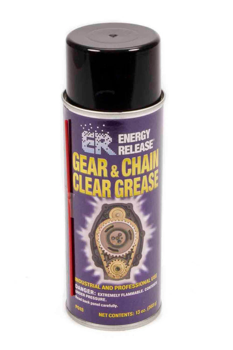 ENERGY RELEASE P018 Gear & Chain Clear Greas e 13oz Aerosal