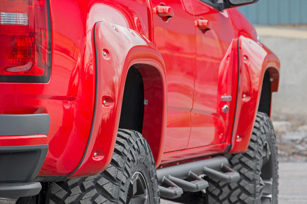 Rough Country F-C11511 Chevrolet Pocket Fender Flares w/Rivets 15-20 Colorado-5 Foot Bed Rough Country - Truck Part Superstore