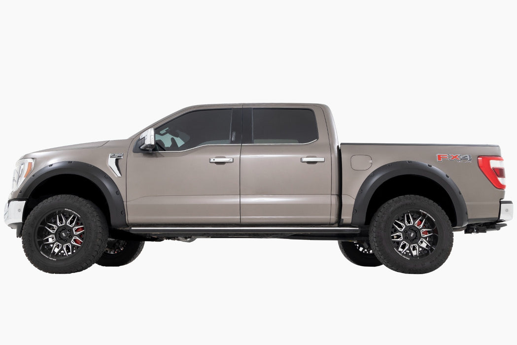 Rough Country F-F20911A-RCGB Traditional Pocket Fender Flares Gloss Black Ford F-150 2WD/4WD (21-23) Rough Country - Truck Part Superstore