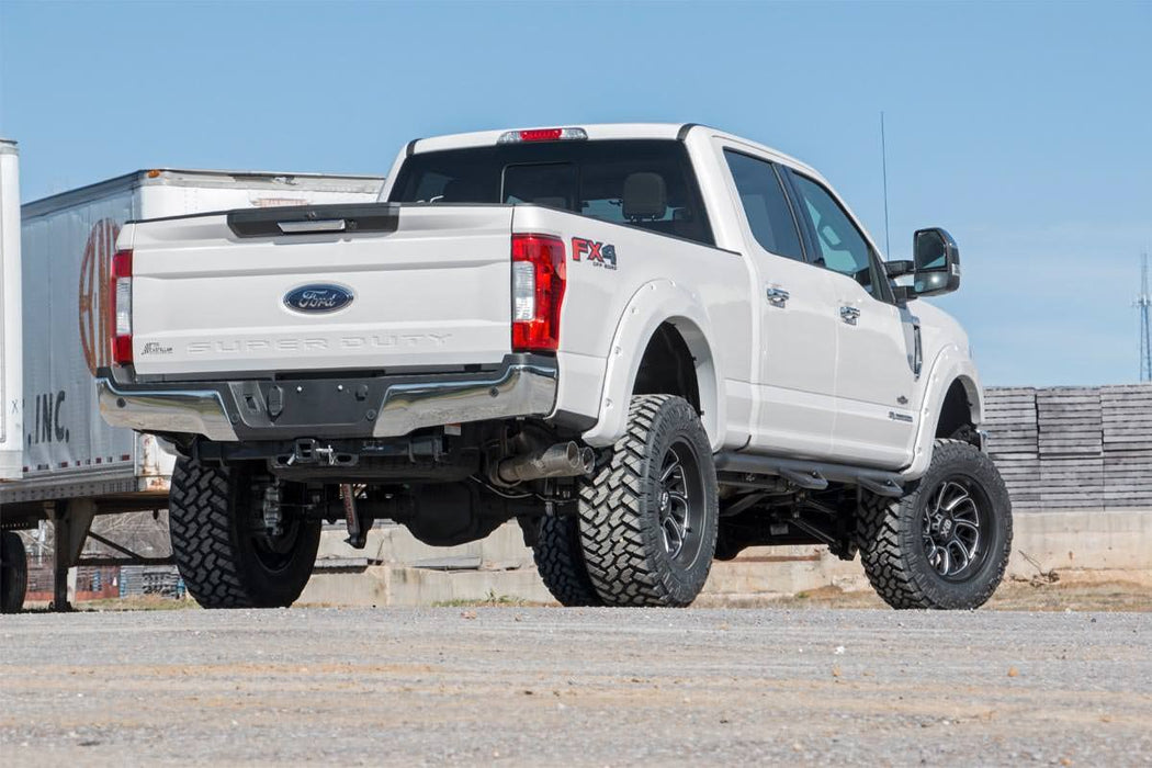 Rough Country F-F21112-G1 Pocket Fender Flares Absolute Black Ford Super Duty (17-22) Rough Country - Truck Part Superstore