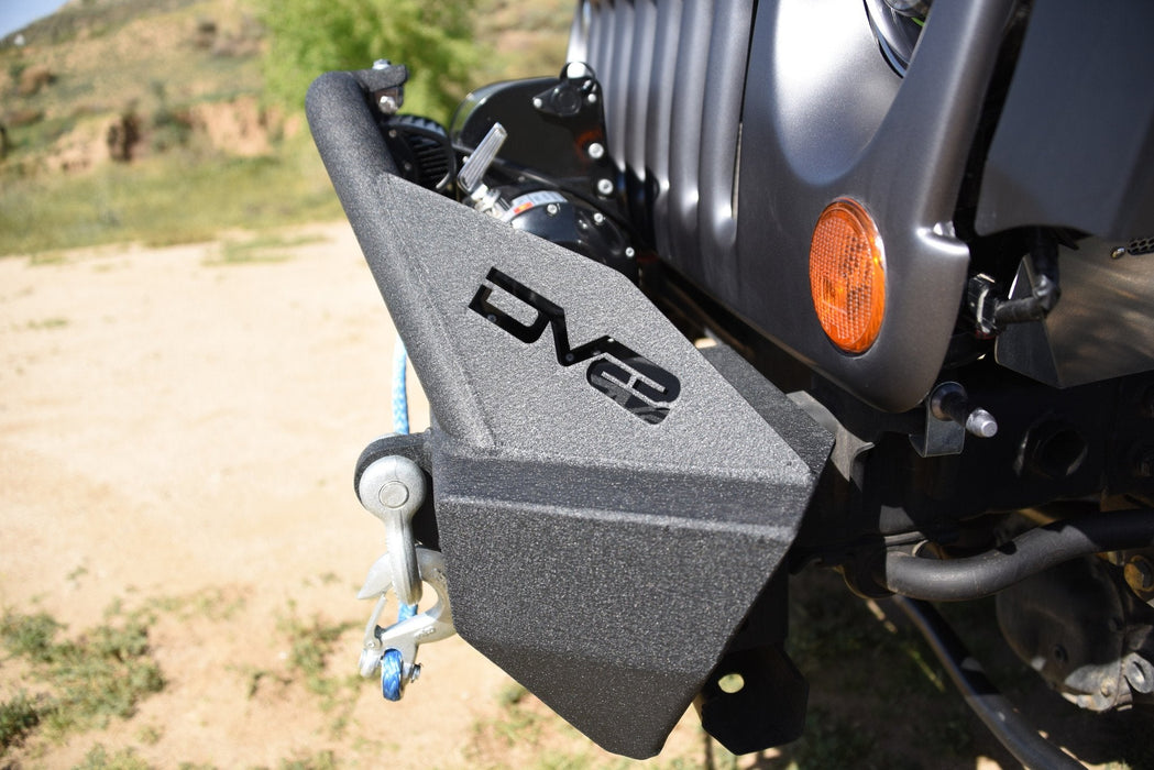DV8 Offroad FBSHTB-15 Jeep JK/JL Front Bumper w/Fog Light Holes FS-15 07-18 Wrangler JK/JL Steel Stubby DV8 Offroad - Truck Part Superstore