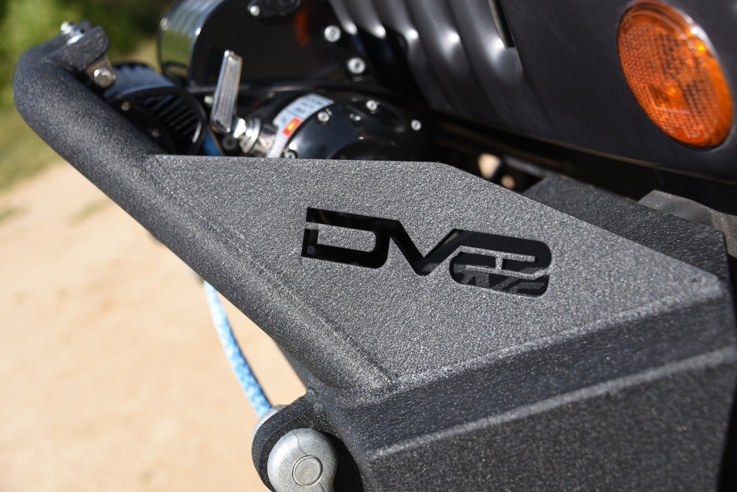 DV8 Offroad FBSHTB-15 Jeep JK/JL Front Bumper w/Fog Light Holes FS-15 07-18 Wrangler JK/JL Steel Stubby DV8 Offroad - Truck Part Superstore