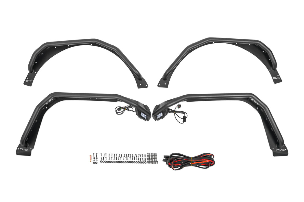 DV8 Offroad FDJL-06 Tube Fenders - Truck Part Superstore