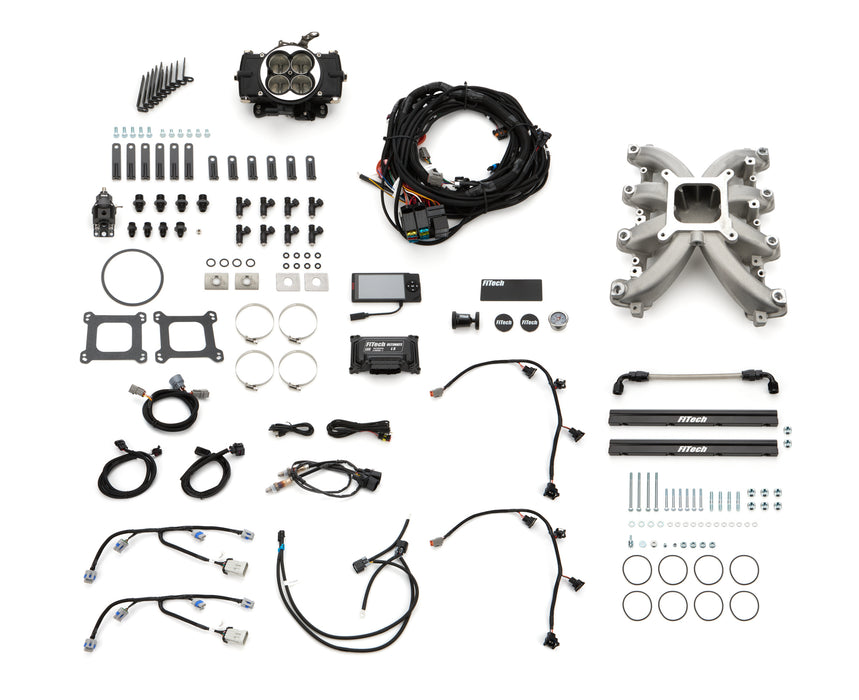 FiTECH FUEL INJECTION 37002 Retro LS Port 750 HP EFI System w/LS3 Intake