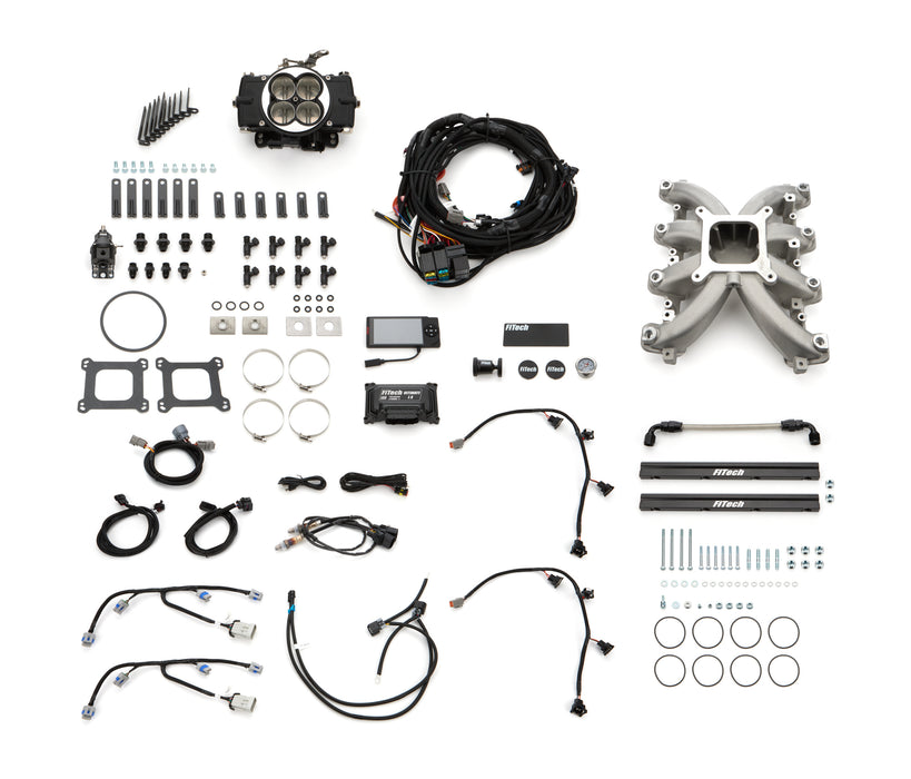 FiTECH FUEL INJECTION 37005 Retro LS Port 750 HP EFI System w/LS1 Intake