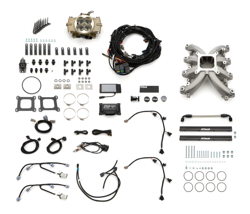 FiTECH FUEL INJECTION 37006 Retro LS Port 750 HP EFI System w/LS1 Intake
