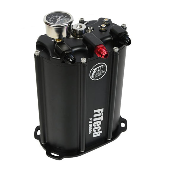 FiTECH FUEL INJECTION 50004 340LPH Force Fuel System Black Finish