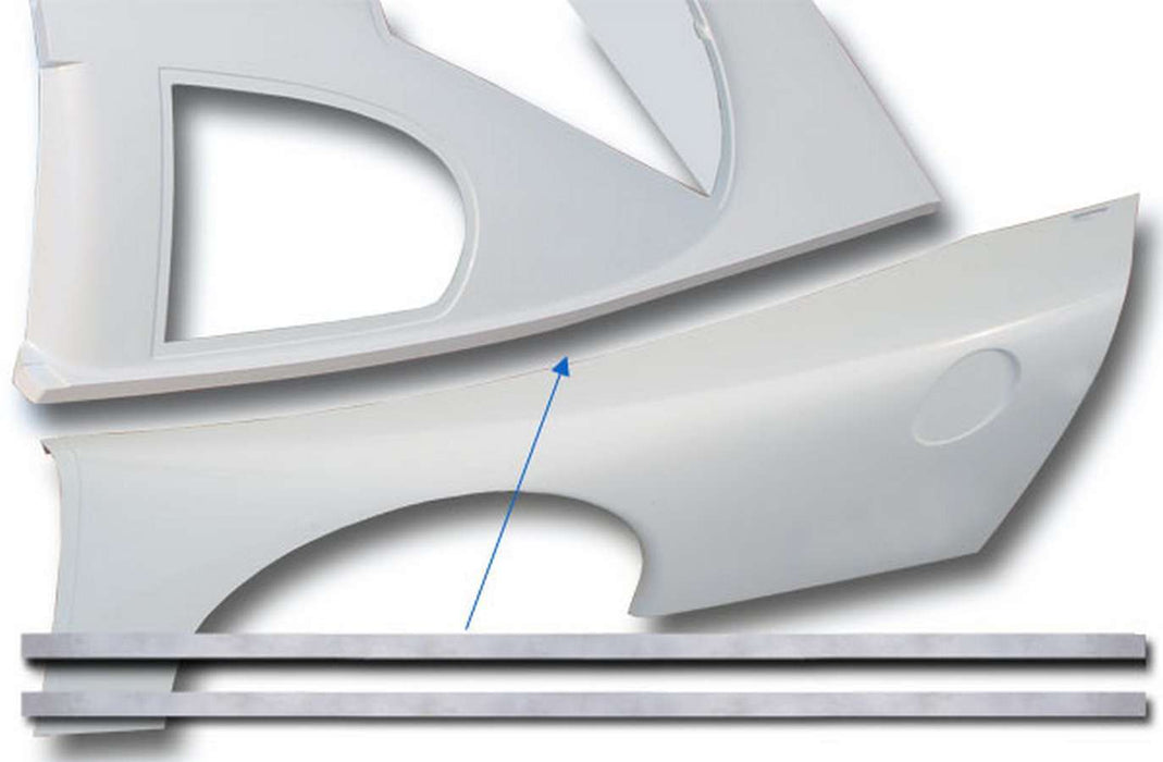 FIVESTAR 000-27B Backup Plate Kit Roof to Quarter Panel