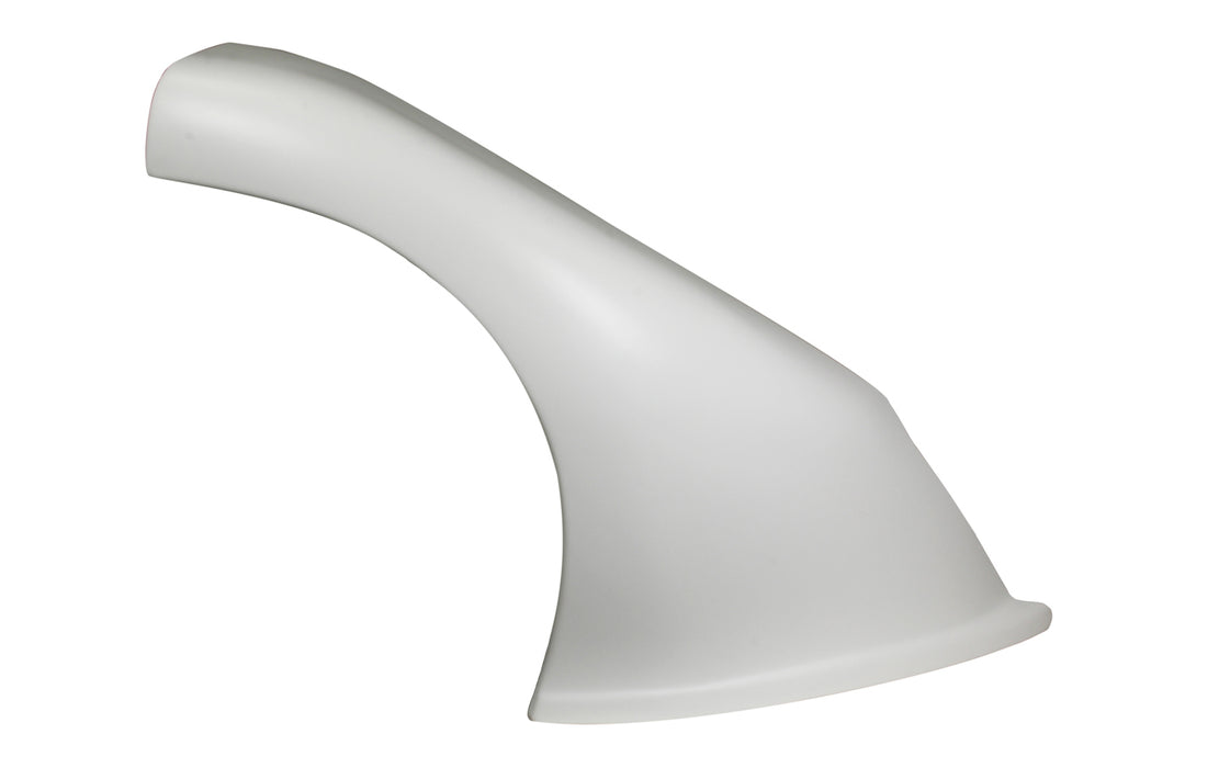 FIVESTAR 005-25-WR Plastic Dirt Fender White