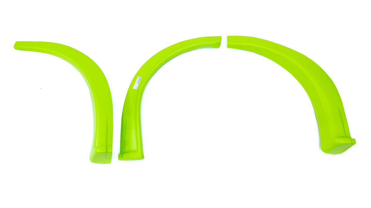 FIVESTAR 007-261-FGL MD3 Wheel Flares Dirt Fluorescent Green Left