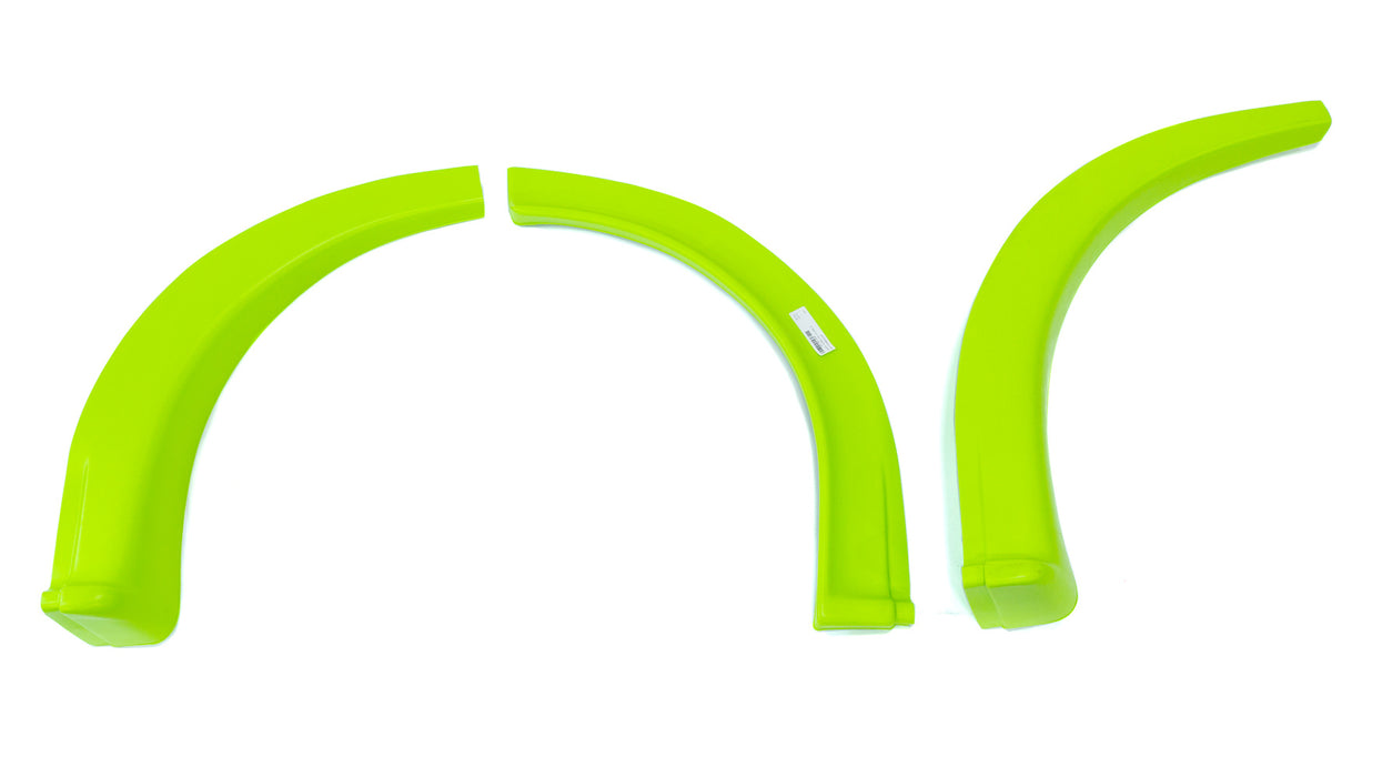 FIVESTAR 007-261-FGR MD3 Wheel Flares Dirt Fluorescent Green Right