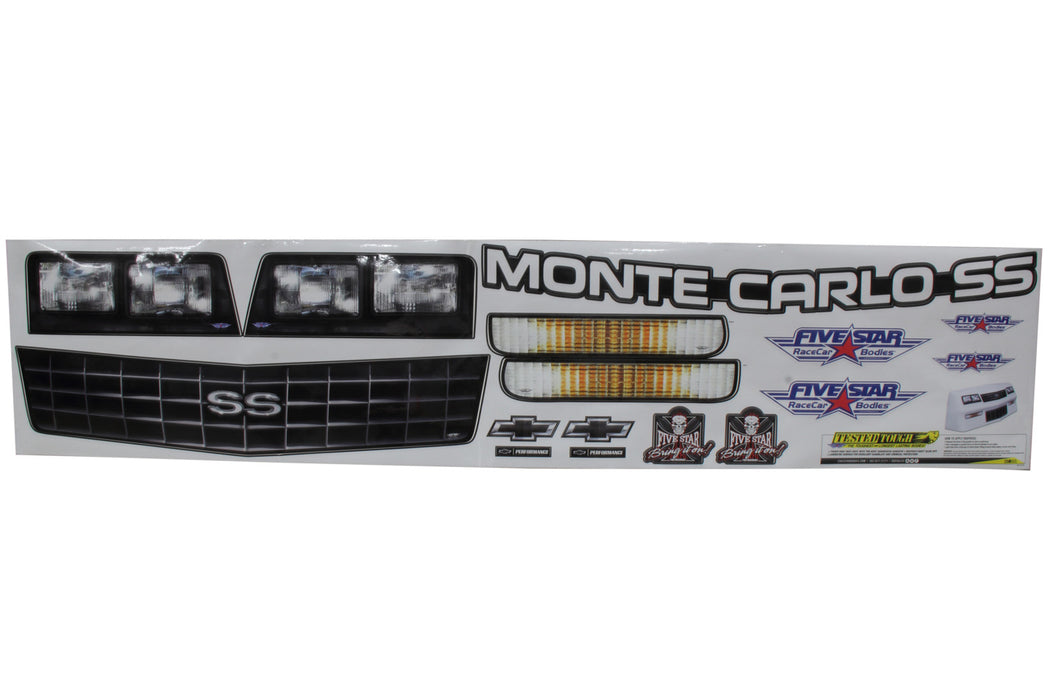 FIVESTAR 021-410-ID Graphics Kit MD3 88 Chevy Monte Carlo