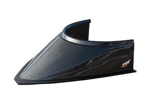 FIVESTAR 040-4116-CF MD3 Hood Scoop 5in Tall Curved C/F Look