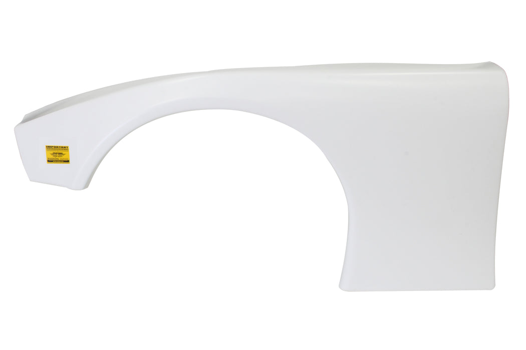 FIVESTAR 11002-23051-WL 2019 LM Molded Plastic Fender White Left