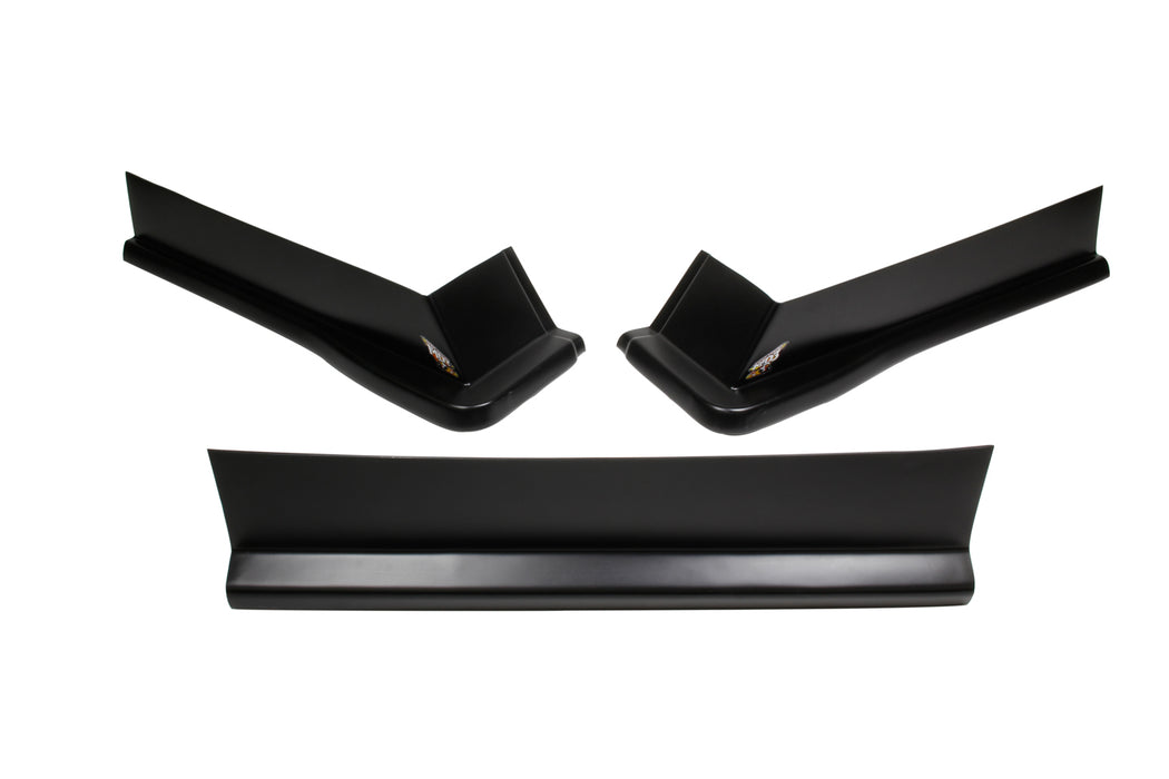 FIVESTAR 3022-417-B Modified Aero Valance 3pc. Black