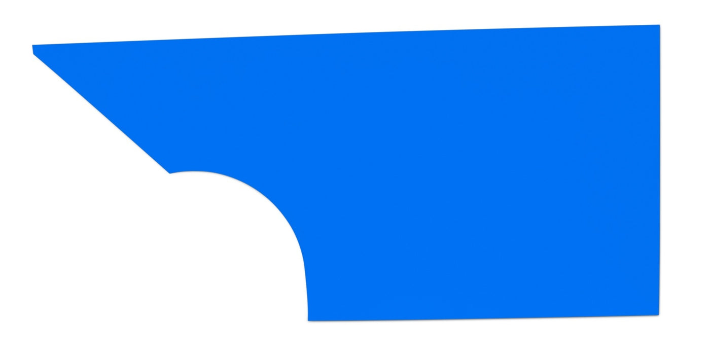 FIVESTAR 34001-27351-CBL Qtr Panel High Impact Plastic Blue Left