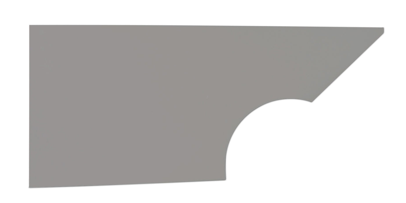 FIVESTAR 34001-27351-GR Qtr Panel High Impact Plastic Gray Right