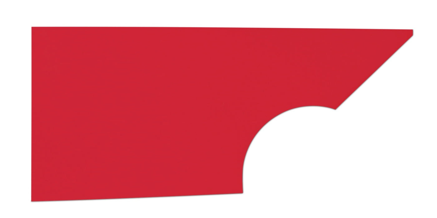 FIVESTAR 34001-27351-RR Qtr Panel High Impact Plastic Red Right
