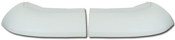 FIVESTAR 664-412W Nose Upper S2 Sportsman White 2pc