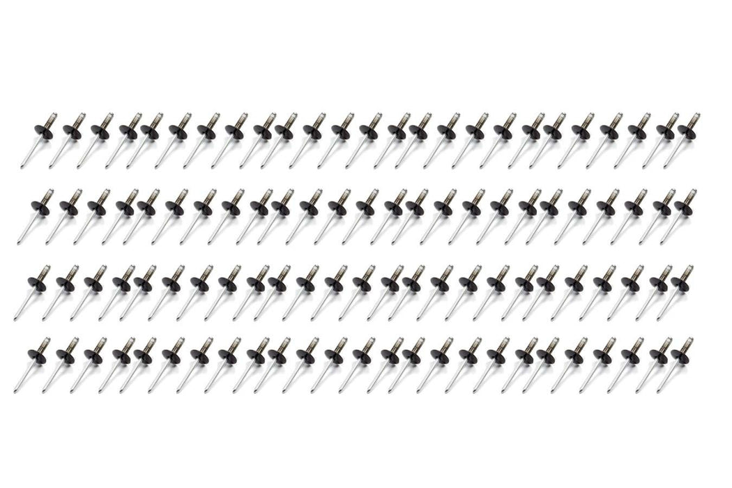 FIVESTAR 814B-100L Lrg Hd Rivet Black Multi -grip 100pk