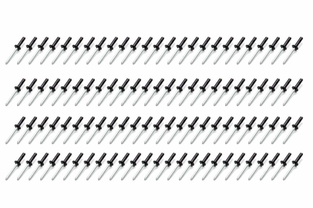 FIVESTAR 814B-100S Sm Hd Rivet Black Multi -grip 100pk